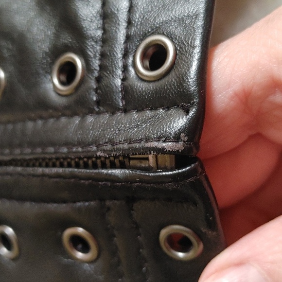 Bradley Black Leather Jacket Size PL - Picture 14 of 14